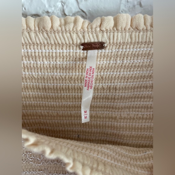 FREE PEOPLE Dahlia Embroidered Cotton Maxi Dress size Medium - Picture 6 of 8